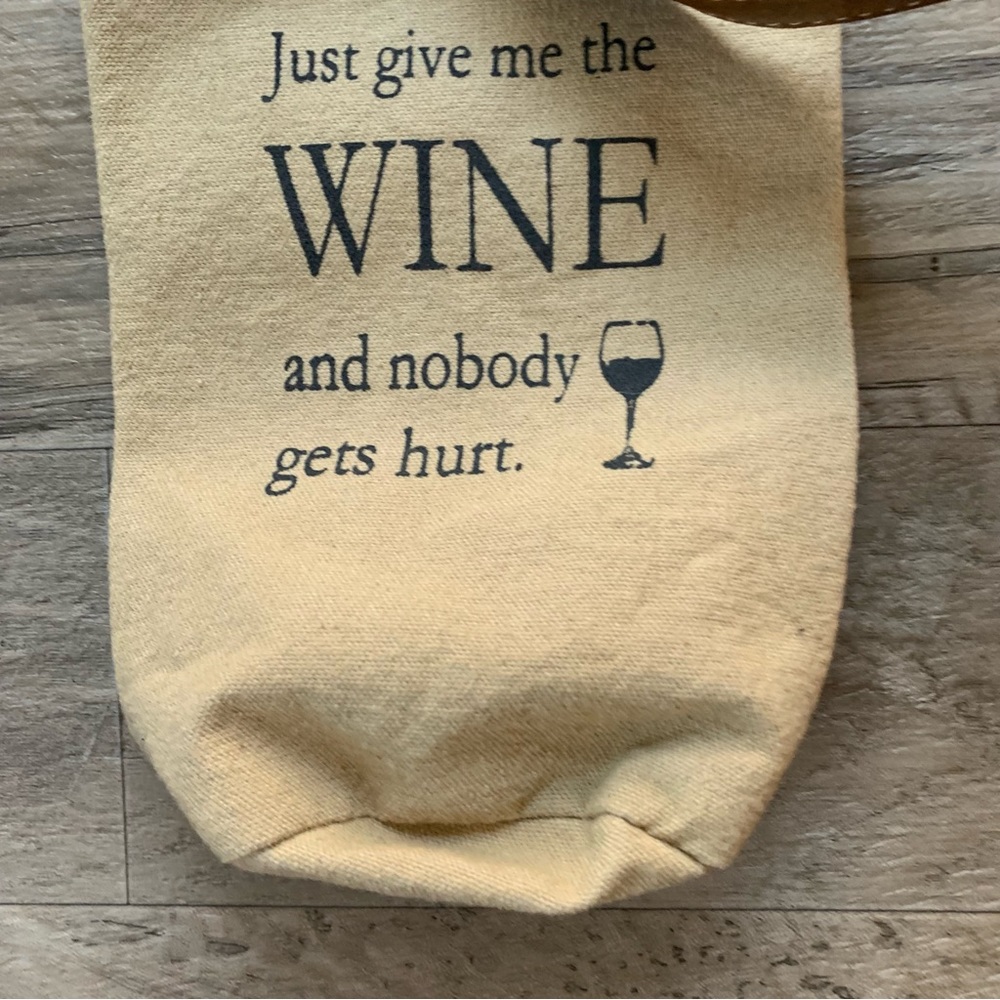 Myra Bag “nobody gets hurt” Wine Bag - Picture 12 of 12